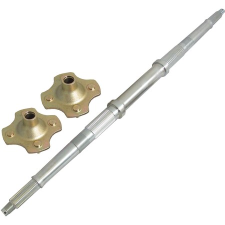 Wide Open Products Solid Rear Axle Kit for TRX300 1988-2000 includes axle, two hubs and two nuts AX300KIT